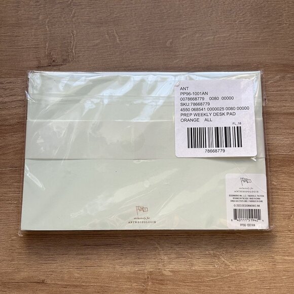 Anthropologie Weekly Agenda Desk Pad 60 Pages NEW - Picture 2 of 2